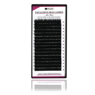 Hedvábné řasy C, 0,20 X 11mm - 16 řad
