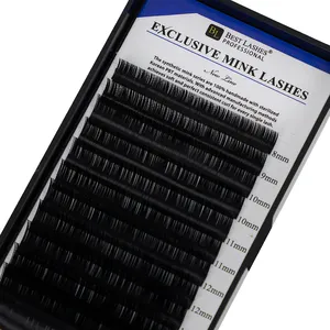 Exkluzivní norkové řasy mix délek C, 0,20 X 8-15mm - 12 řad