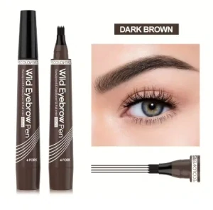 Voděodolná tužka na obočí s Tattoo efektem – tmavě hnědá
