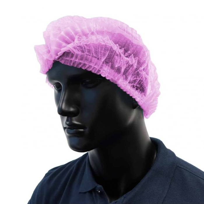 Jednorázová kosmetická čepice růžová - 1 kus