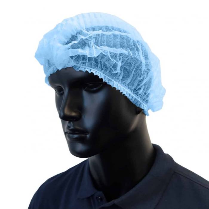 Jednorázová kosmetická čepice modrá - 100 kusů