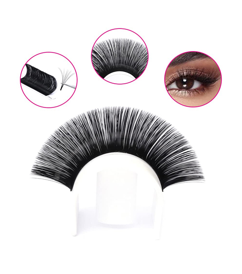 Exkluzivní ultra tenké řasy D, 0,05 X 15mm - 16 řad