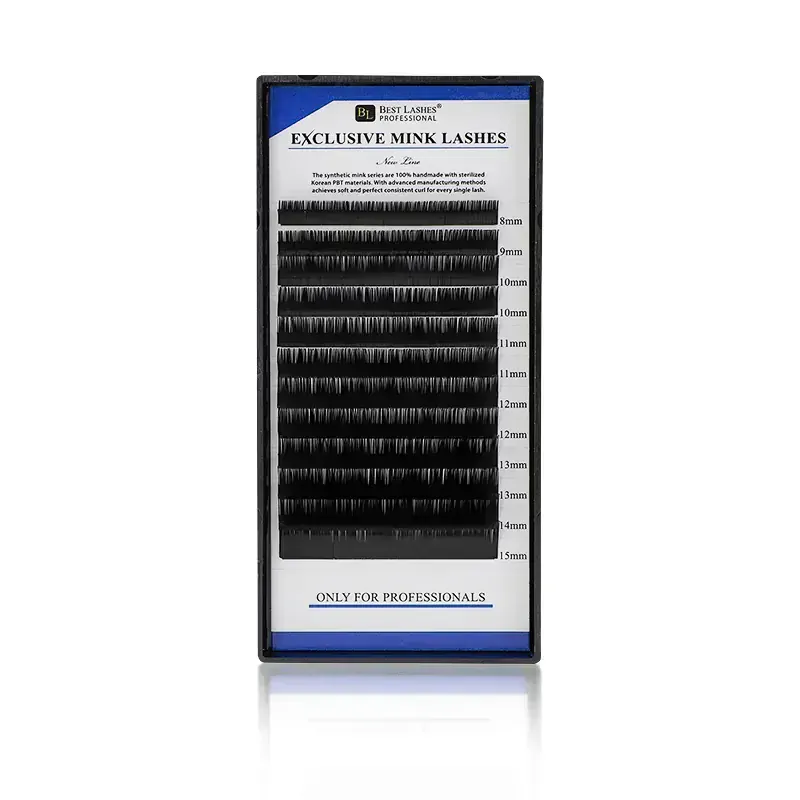 Exkluzivní ultra tenké řasy MIX C, 0,05  X  8-15 mm - 12 řad