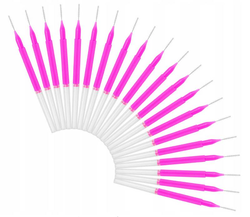 Precizní kartáček růžový - 1 kus